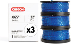 3-Pack AF100 Replacement Spool for Black & Decker & Trimmer Line, Guaranteed Fit