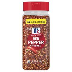McCormick Non-GMO Kosher Crushed Red Pepper, 4.62 oz Bottle….