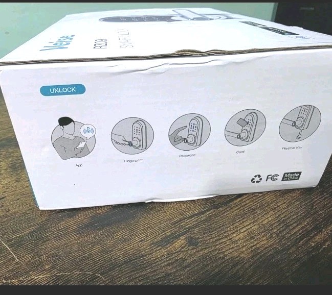 Veise Smart Lock 7in1 Fingerprint Keypad Deadbolt App Control RZ09 - Silver gallery