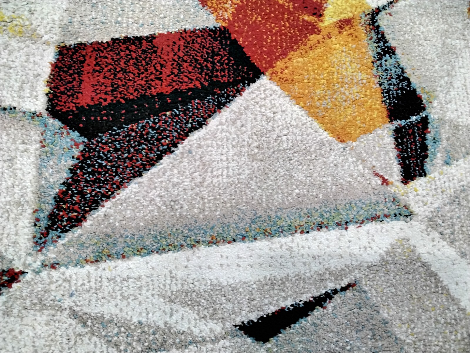 GREY / ORANGE 2'-3" X 8' Back Stain Rug, Reduced Price 1172735611 PRL6940F-28 gallery