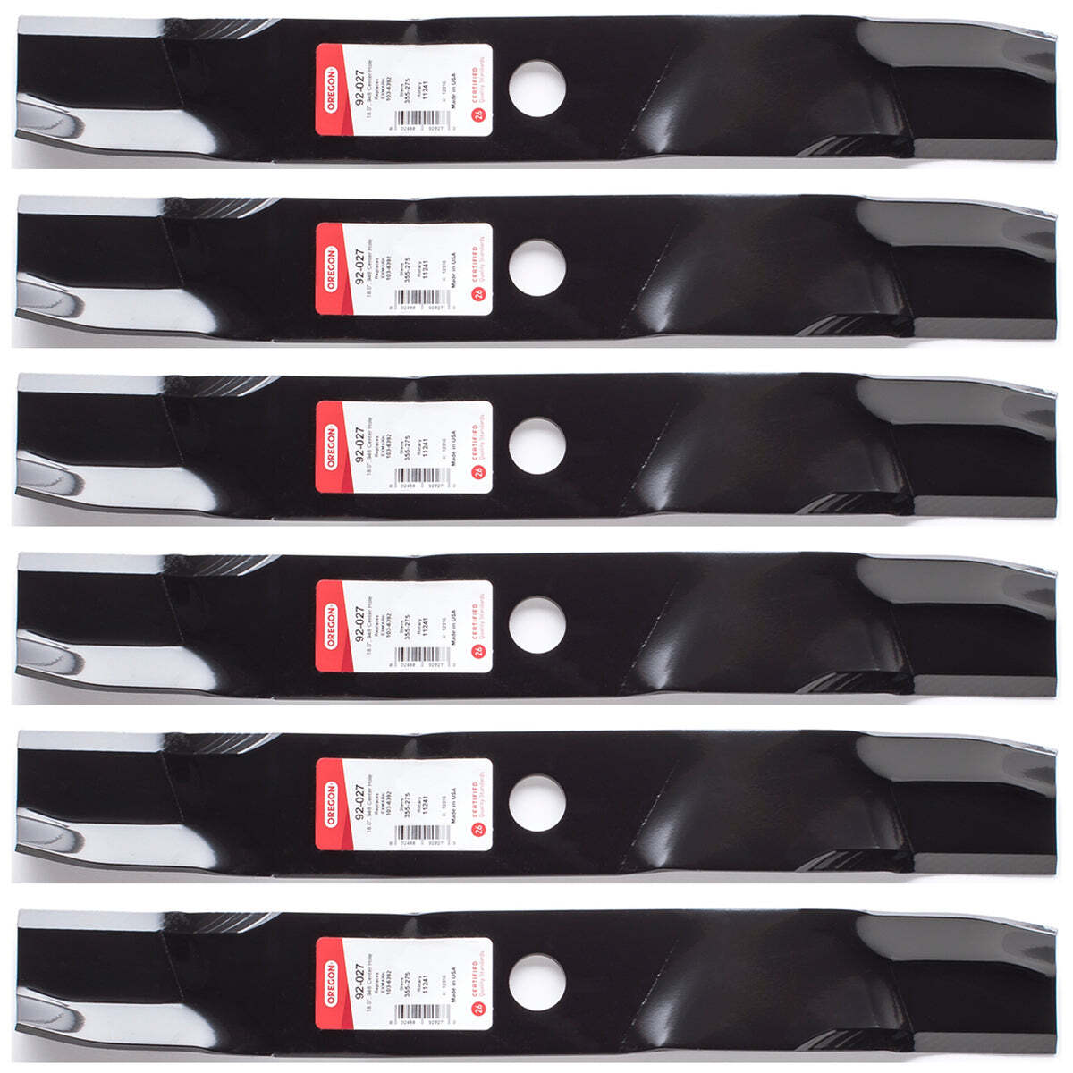 Oregon 792-027 Mulching Blades for 52" Exmark 103-6397, 103-6402, 109-6873 gallery