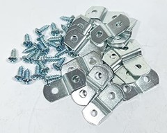 1/8″ Canvas Offset Clips Extra Heavy Duty with Screws 10 Pack