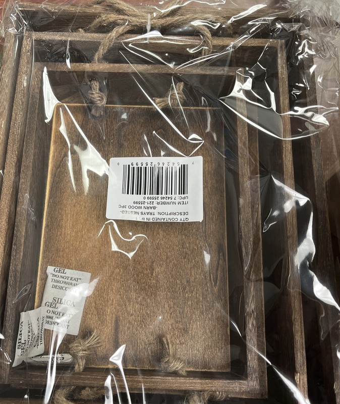 New Image Trays Nested Barnwood 3pc gallery
