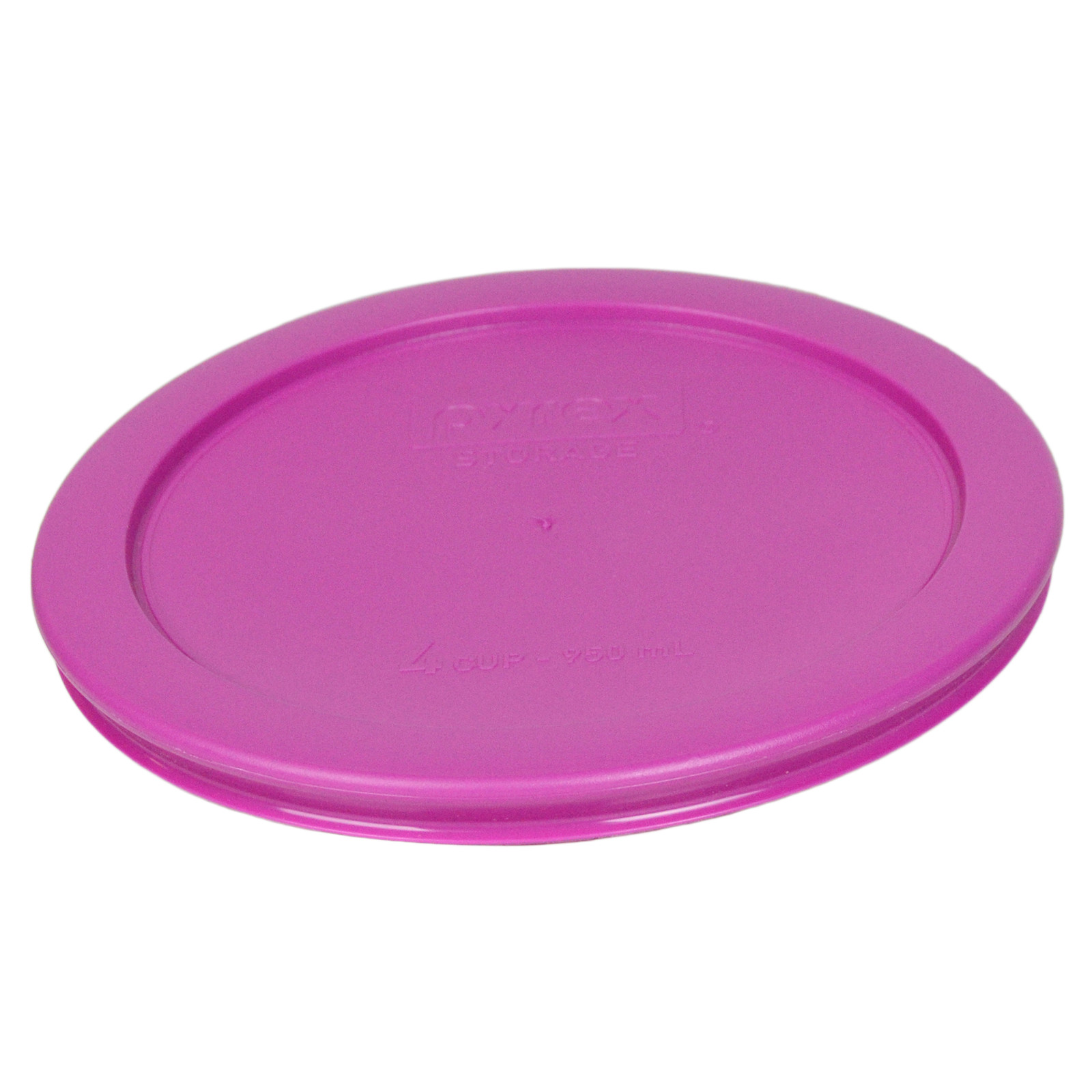 Pyrex 7201-PC 6" Pink 2 Pack Plastic Storage Cover Lid New for 4 Cup Glass Bowl gallery