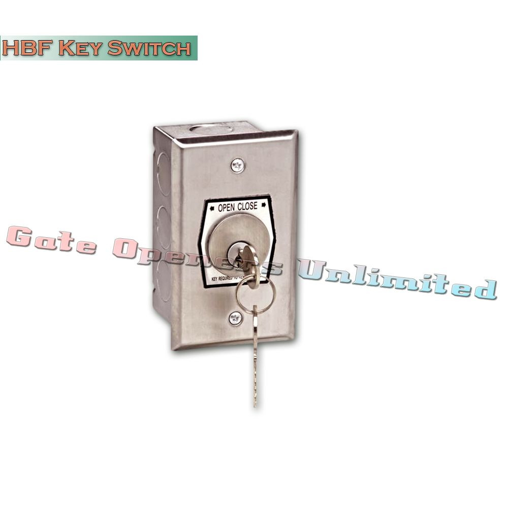 MMTC - HBF Interior Open-Close Key Switch Single Back Box Flush Mount (Alike) gallery