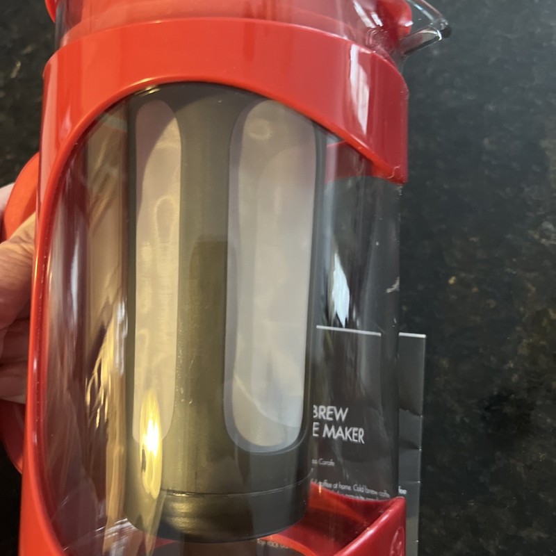 Primula Cold Brew Coffee Maker w/ Brew Filter 1.6 QT NEW No Box-Red gallery