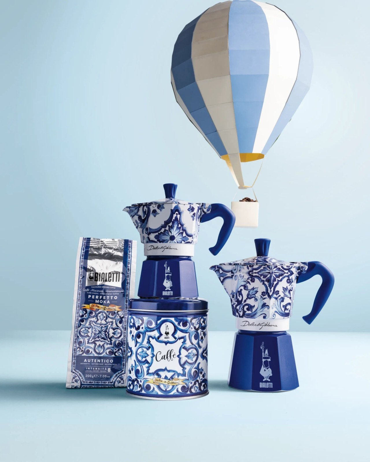 Bialetti Dolce&Gabbana | Mediterranean Blue Express Coffee Maker 6 Cup... gallery