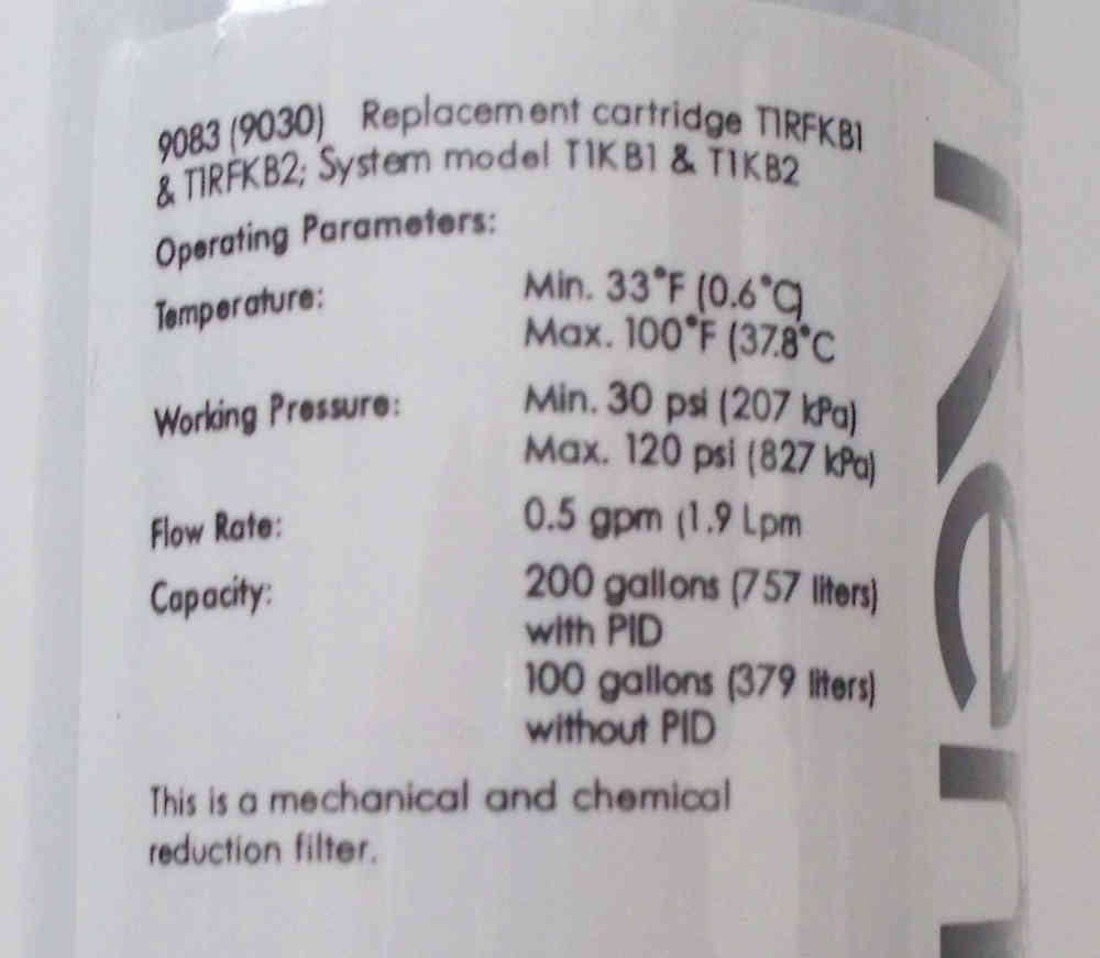 Kenmore Replacement Refrigerator Water Filter - 9083 - 4609083 - Combo Ship gallery