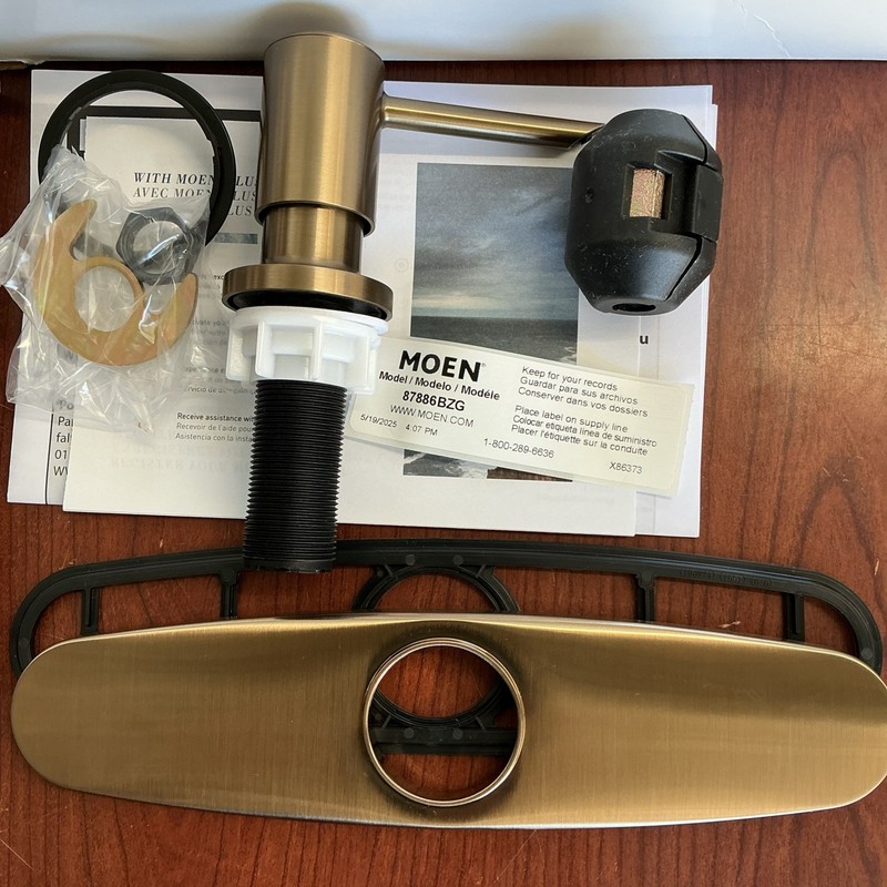 NEW Moen Nolia 87886BZG Pulldown Kitchen Faucet Bronzed Gold W/PowerBoost B163 gallery