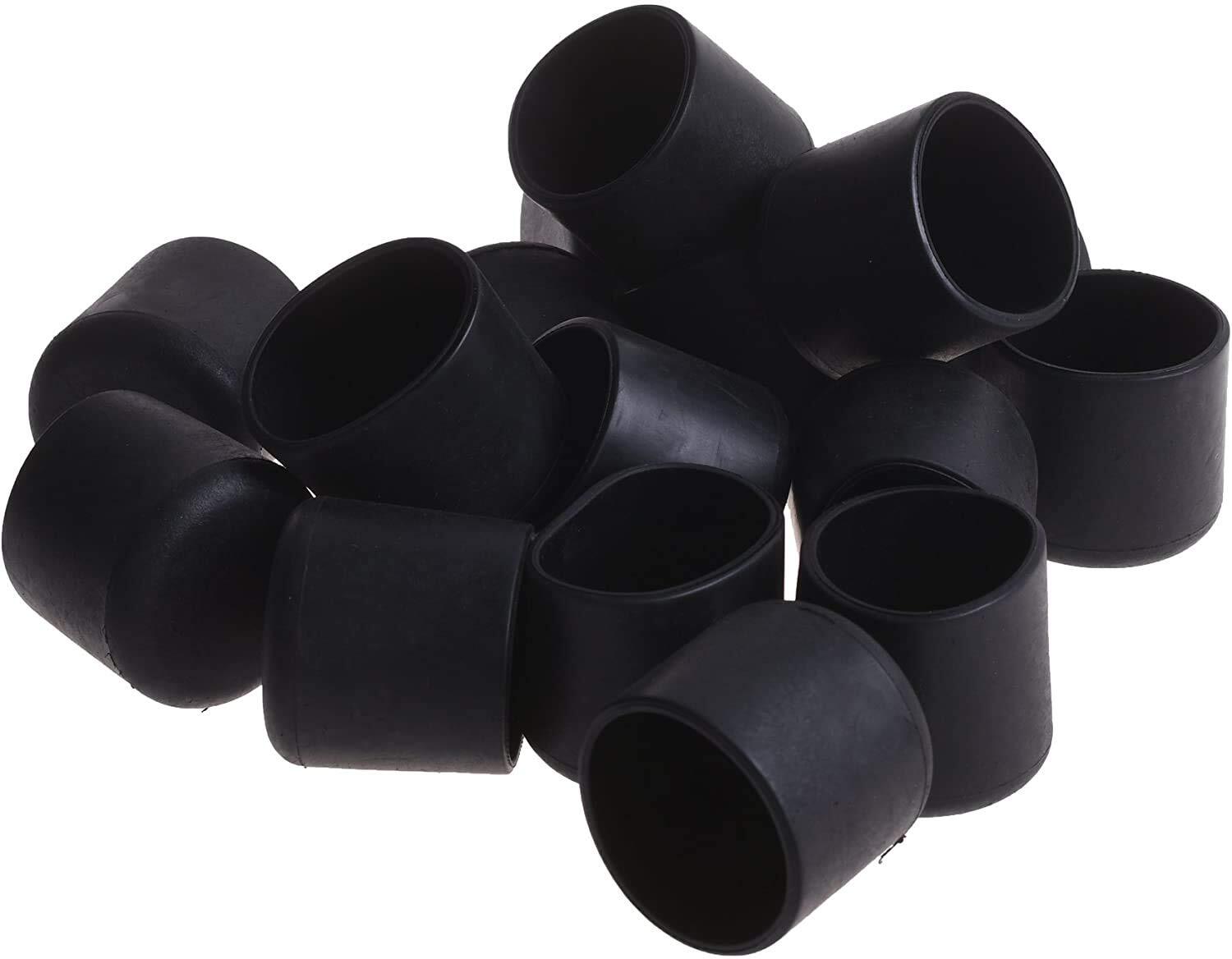 16Pk 7/8 Inch Roun Table Chair Rubber Leg Tips Caps for Chairs Stools Furniture gallery