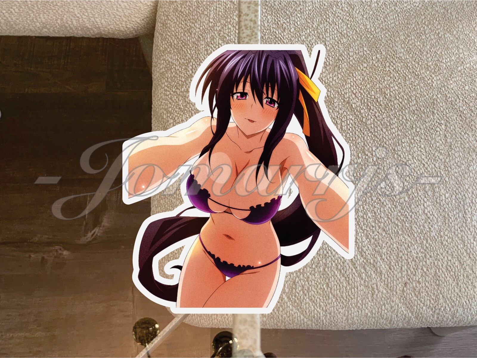 Highschool DxD Anime Akeno Himejima "Selfie" Bikini Sun Fun Sticker Decal #186 gallery
