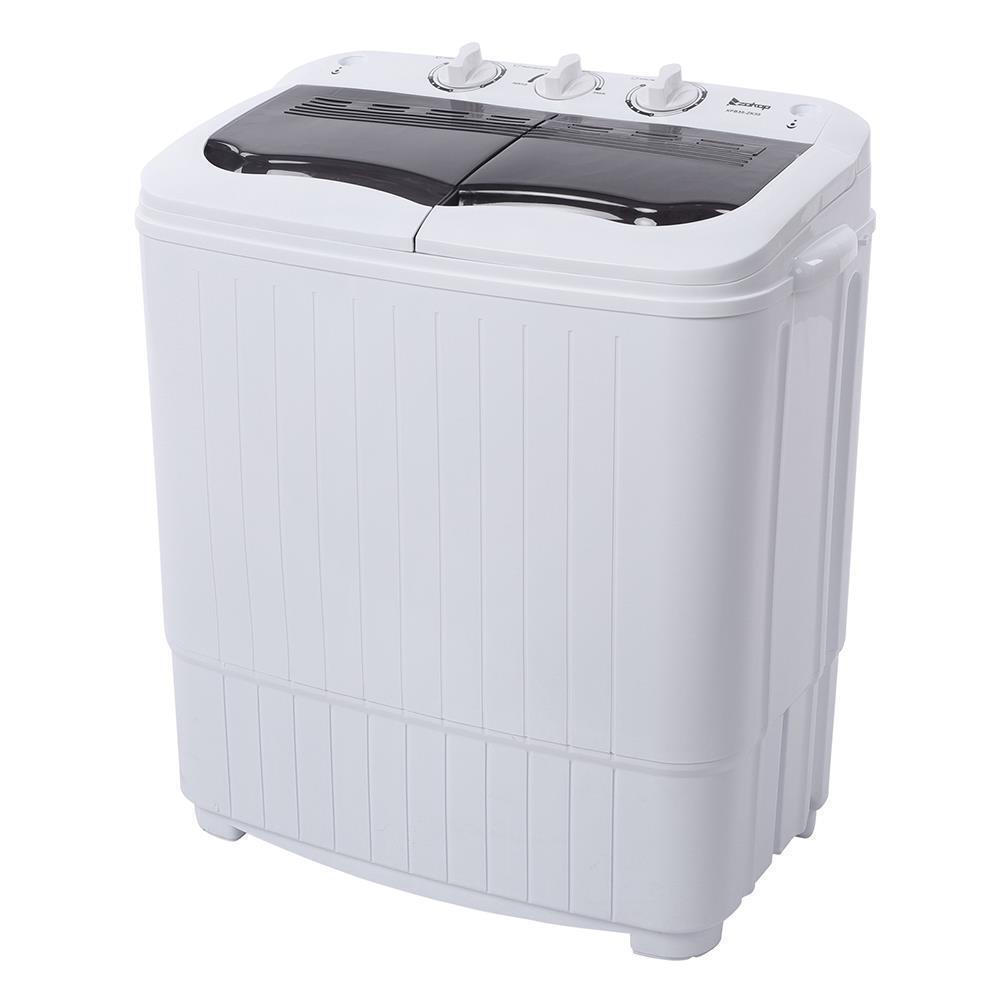 Portable Mini Compact Twin Tub Washing Machine 14.3lbs Washer Semi-Automatic gallery