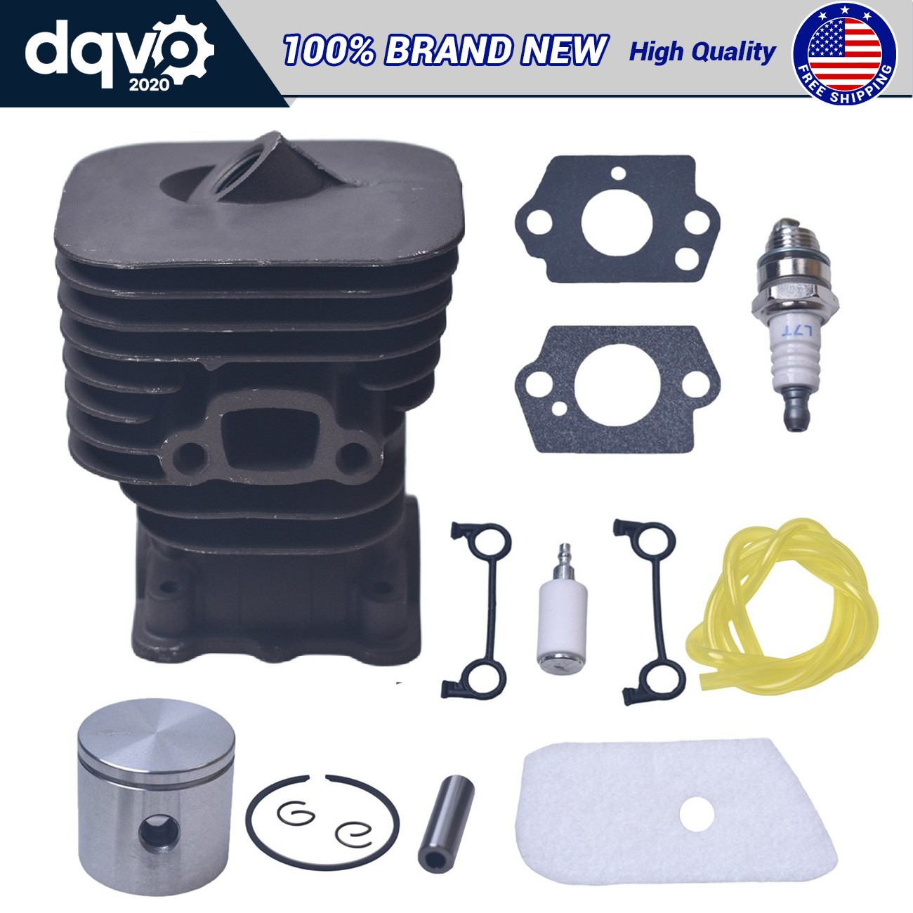 35mm Trimmer Cylinder Piston Kit For Husqvarna 128C 128CD 128L 128LD # 545008082 gallery
