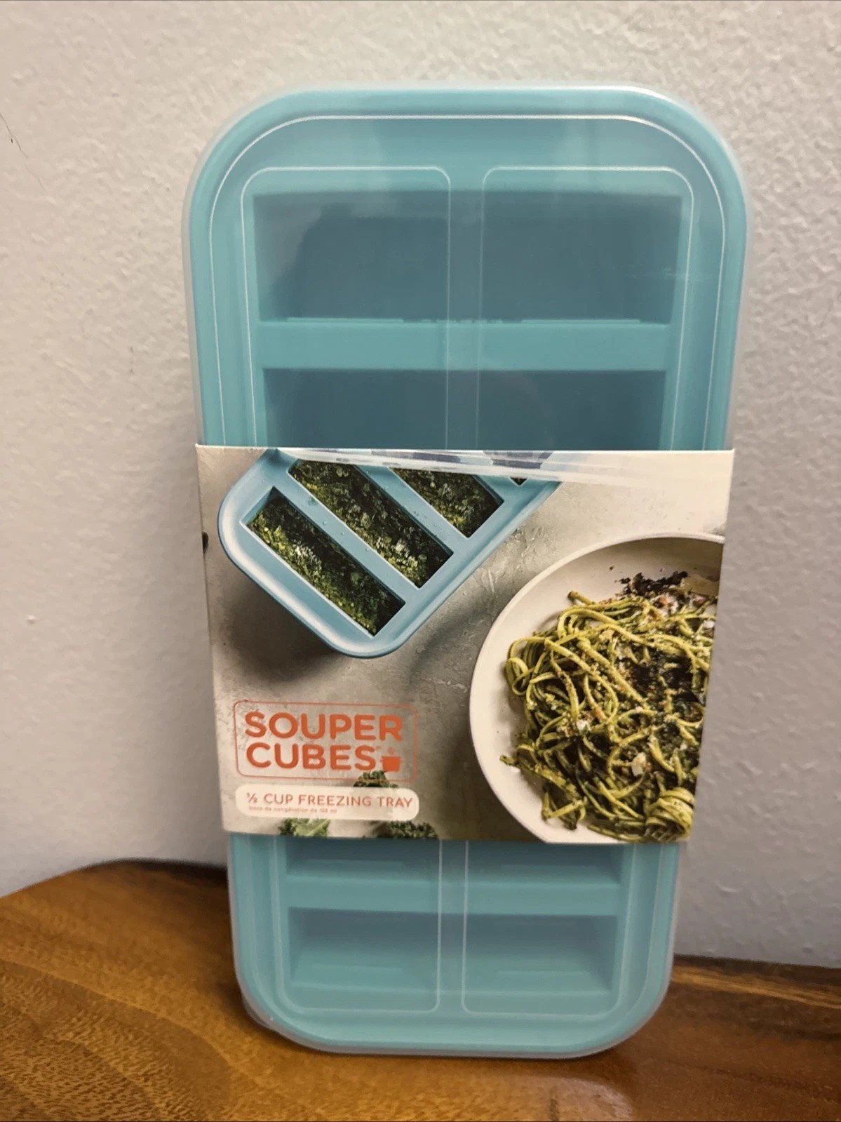 Souper Cubes 1/2-Cup Freezing Tray with lid, makes 6- 1/2 cup portions gallery