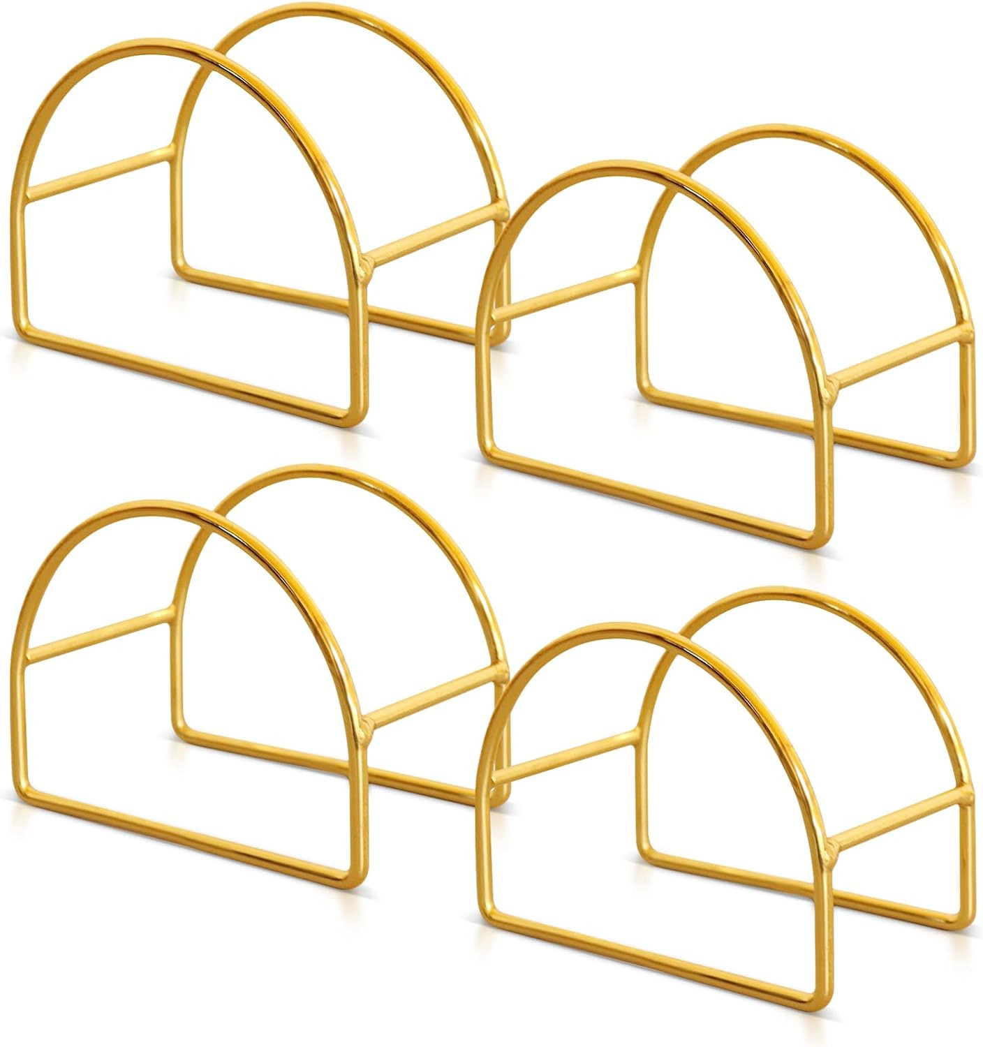 Coaster Holder, 4 PCS Metal Holder for Square or round Coaster Sets Home Wrought gallery