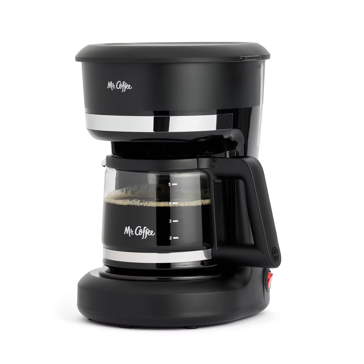 Mr. Coffee 5 Cup Switch Coffee Maker Black: Small Drip Coffee Machine, Electric, gallery
