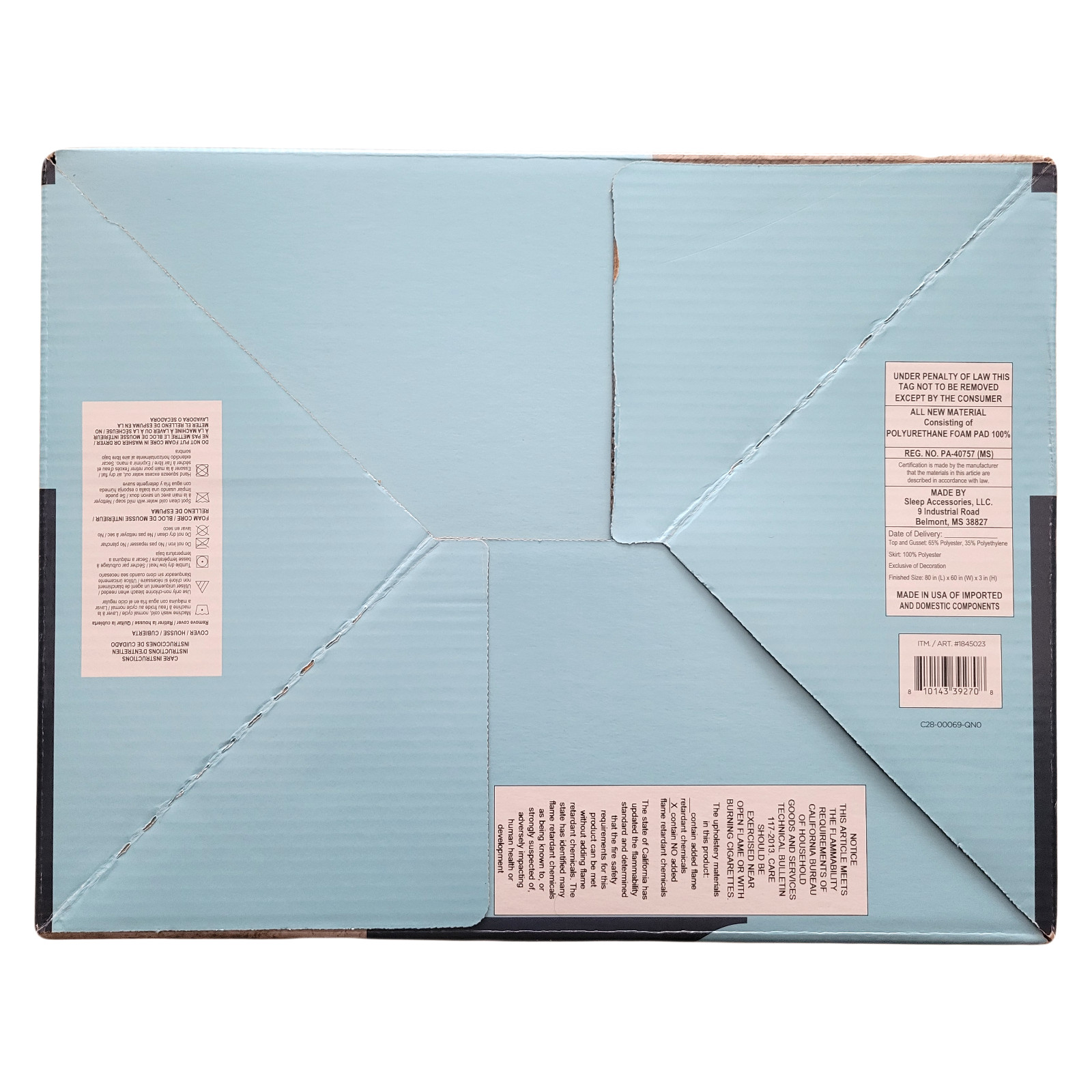 Tempur-Pedic Serenity 3" Cooling Memory Foam Mattress Topper, Queen Size gallery