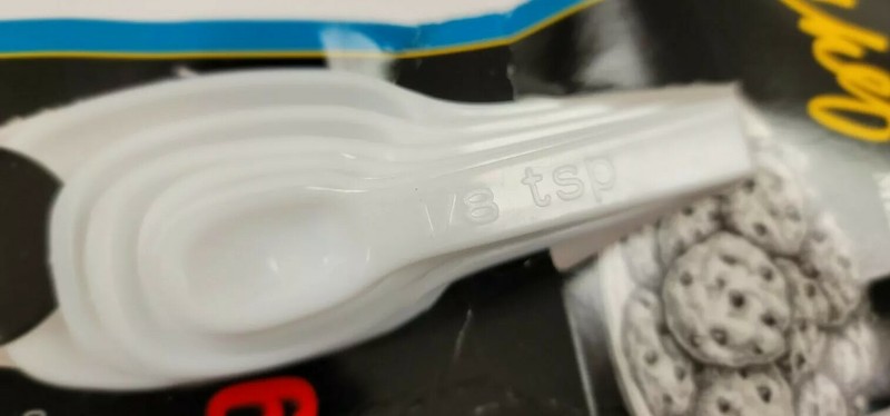 Rubbermaid Chef Measuring Spoons Plastic 6 Pc Set 1/8-1/4-1/2-1-TSP 1/2-1 TBSP gallery