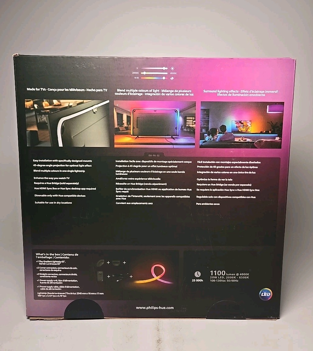 Philips Hue 65” Play Gradient Lightstrip gallery
