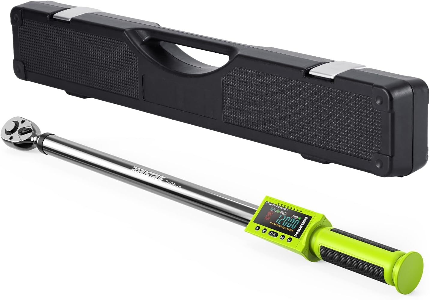1/2" Digital Torque Wrench 12.5-250.8ft-lb/17-340Nm&±2% 500Data Memory&10 Preset gallery