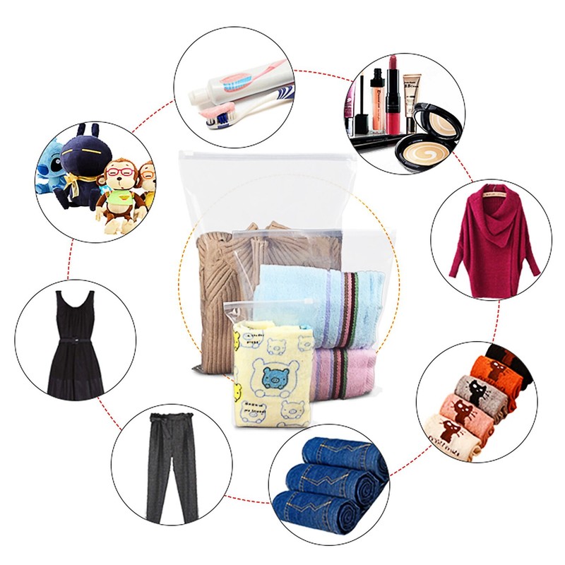 9-Pack Water-Resistant Clothes Storage Bags - Durable Travel Luggage Organizer gallery