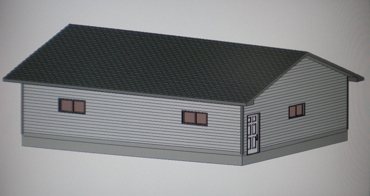 PERMIT READY 28' x 36' GARAGE PLAN DRAWN TO SCALE BLUEPRINTS AND MATERIALS LIST gallery