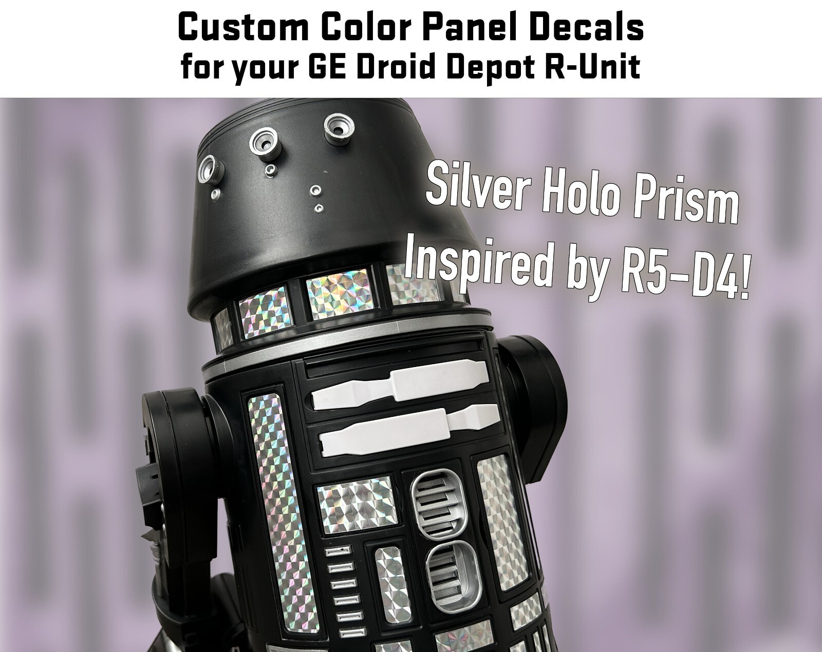 Stickers for Droids- Droid Depot style R-Series Decals - Easy to Install Decals gallery