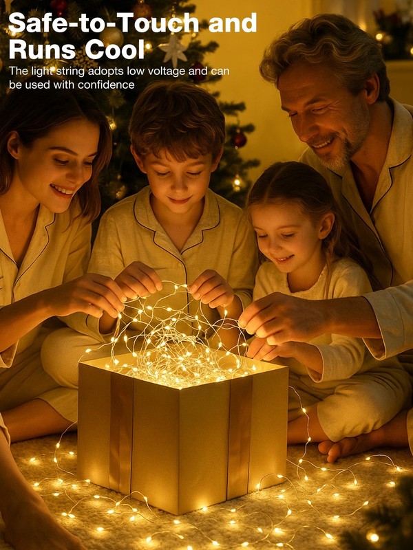 Fairdeer 6Pack Fairy Lights with Timer, 7ft 20 6 Pack, Warm White&Cold White gallery