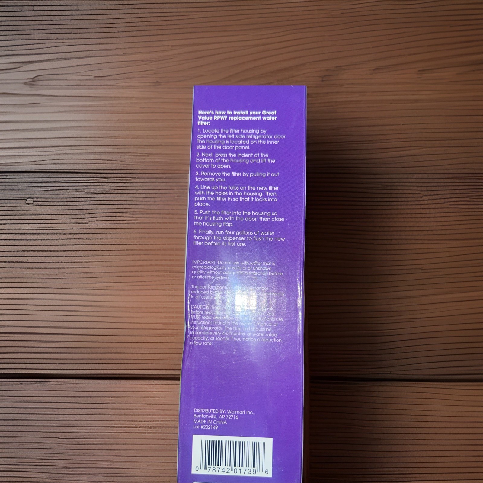 GV Refrigerator Filter Replaces OEM RPWF 1063 RWF3600A GE Ref New Sealed gallery