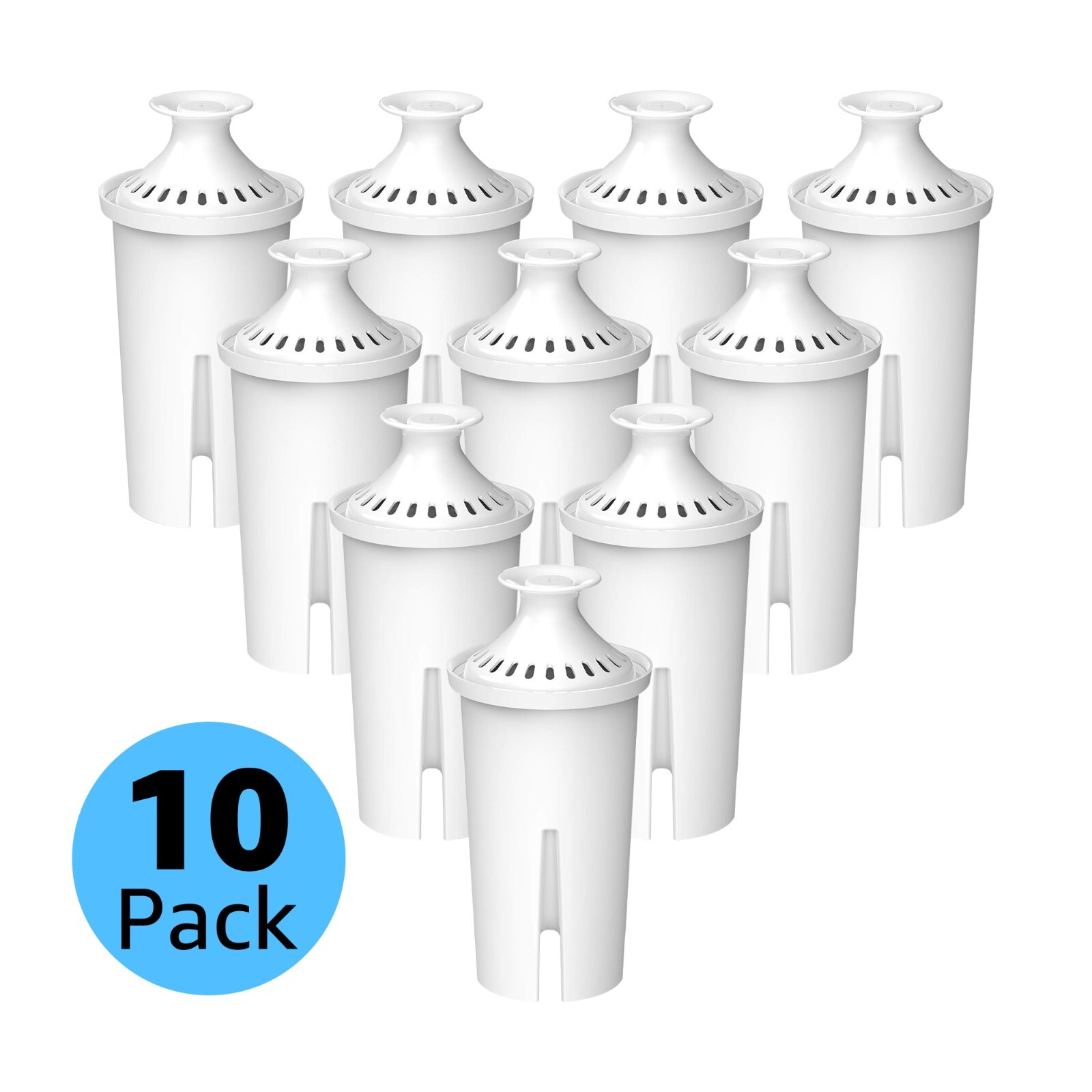 10 Pack AquaCrest Replacement for Brita Classic Pitcher Water Filter AQK-06 gallery