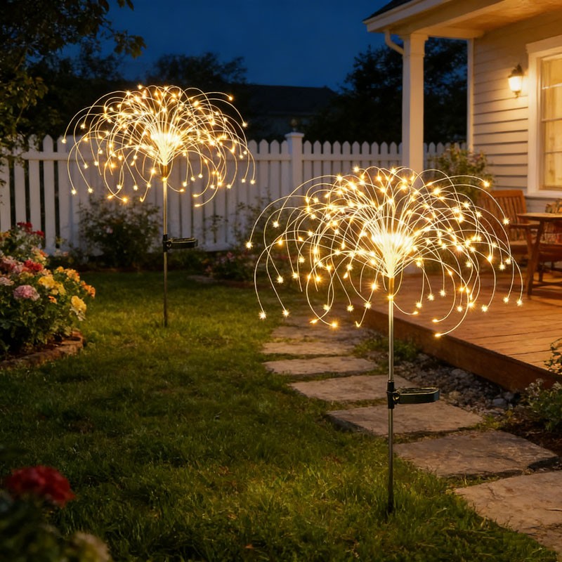 Solar Garden Lights flowers Solar Pathway Lights Outdoor Waterproof Yard Decor gallery