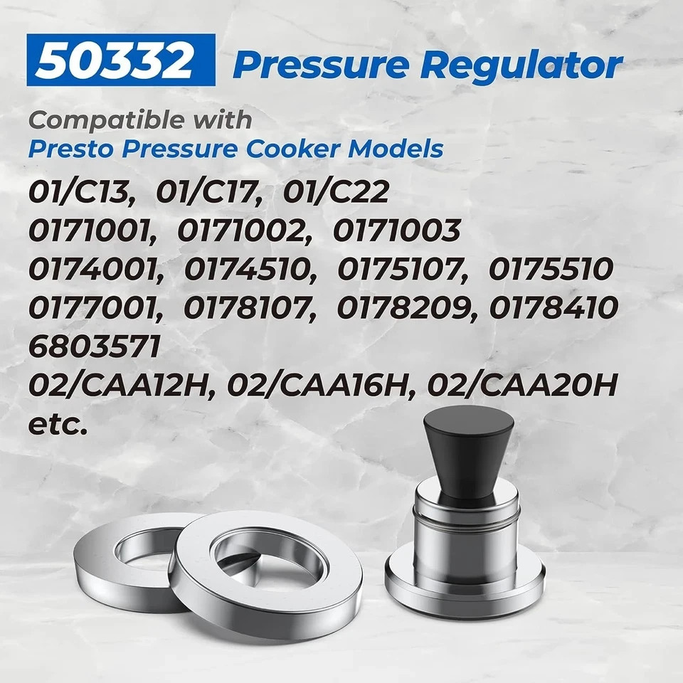 3Pcs Pressure Regulator Weight 5-10-15Lbs Replacement for Presto Pressure Cooker gallery