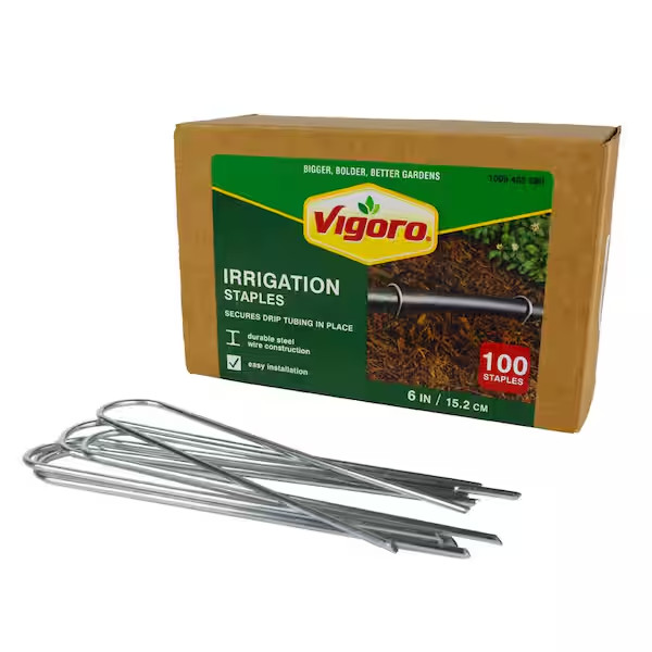 6 In. X 1 In. Galvanized Drip Irrigation Stakes (100-Pack) gallery