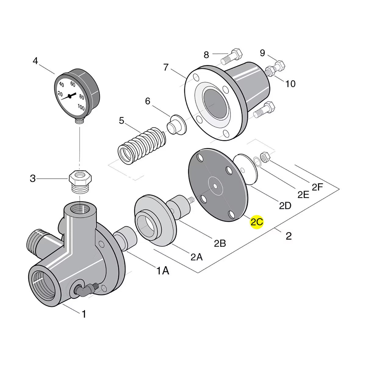 Diaphragm For 10MS Pressure Regulator gallery