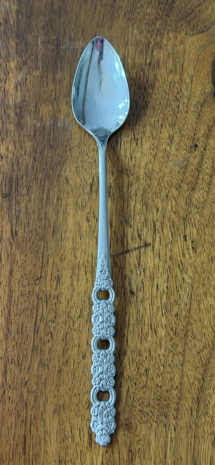 Oneida Stainless Viola Voila Iced Tea Spoon Community 7-1/2" Set of 5 gallery
