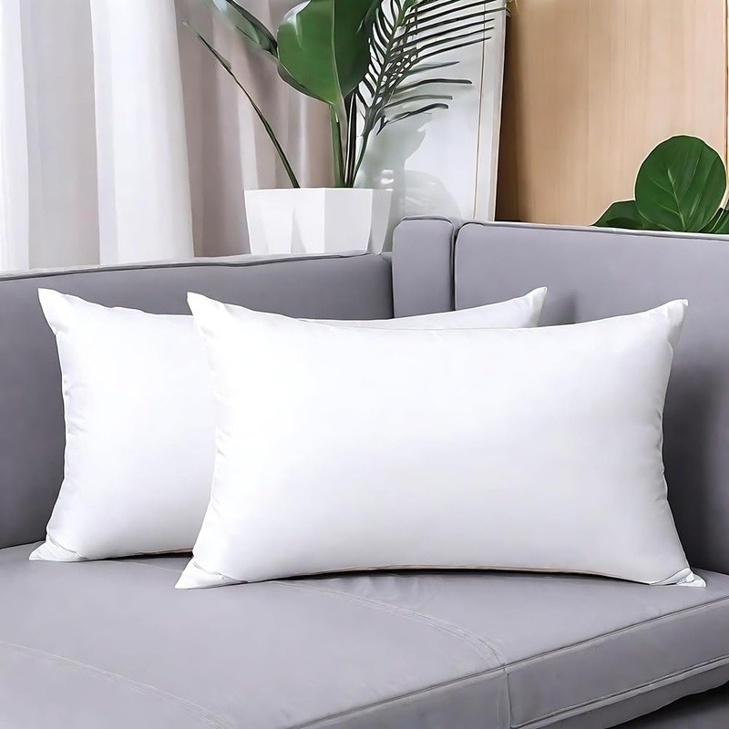 Polyester Throw Pillow Insert Soft Fluffy Cushion Durable Home Decor 12x20 New gallery