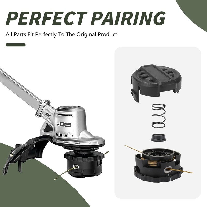 Dewalt DCST922 String Trimmer Head Cap & Spring Replacement Parts Weed Trimmer gallery