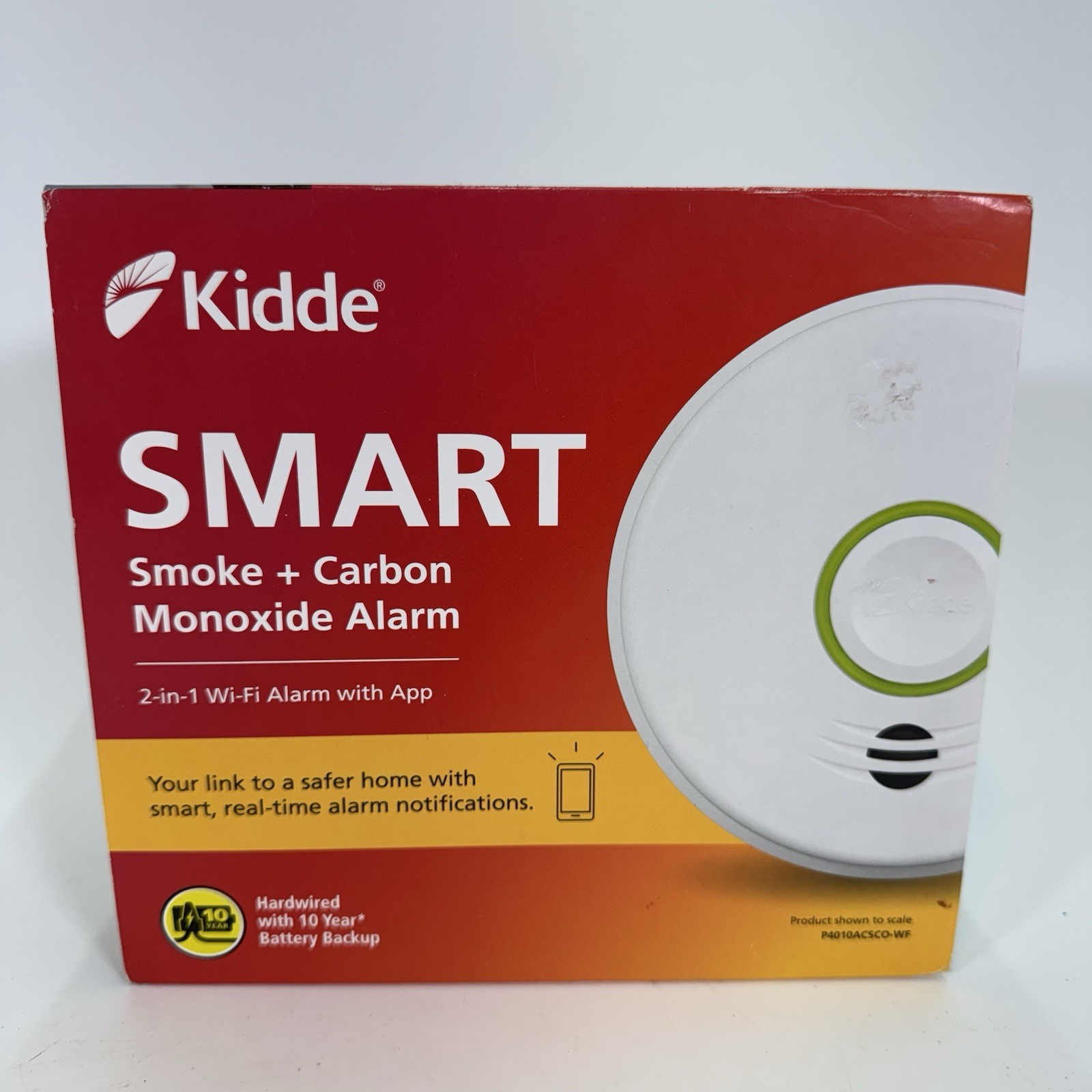 Kidde Smoke+Carbon Monoxide 2-in-1 Smart Alarm Hardwired with Battery Backup App gallery