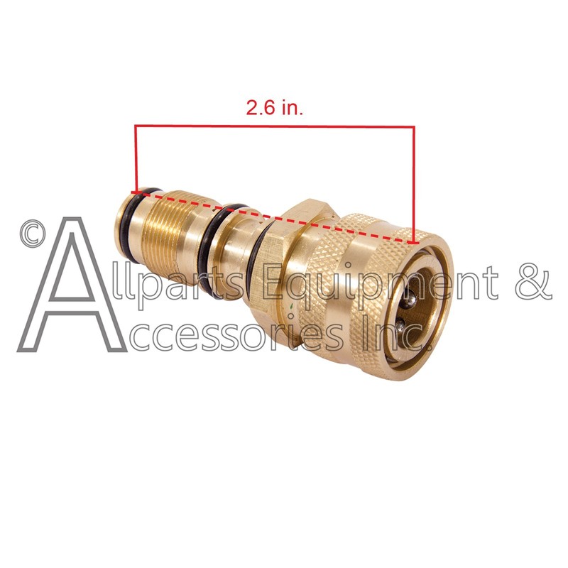 Simpson AAA 7106701 Quick Connect 3/8 Outlet Fitting Connector with O-Rings gallery