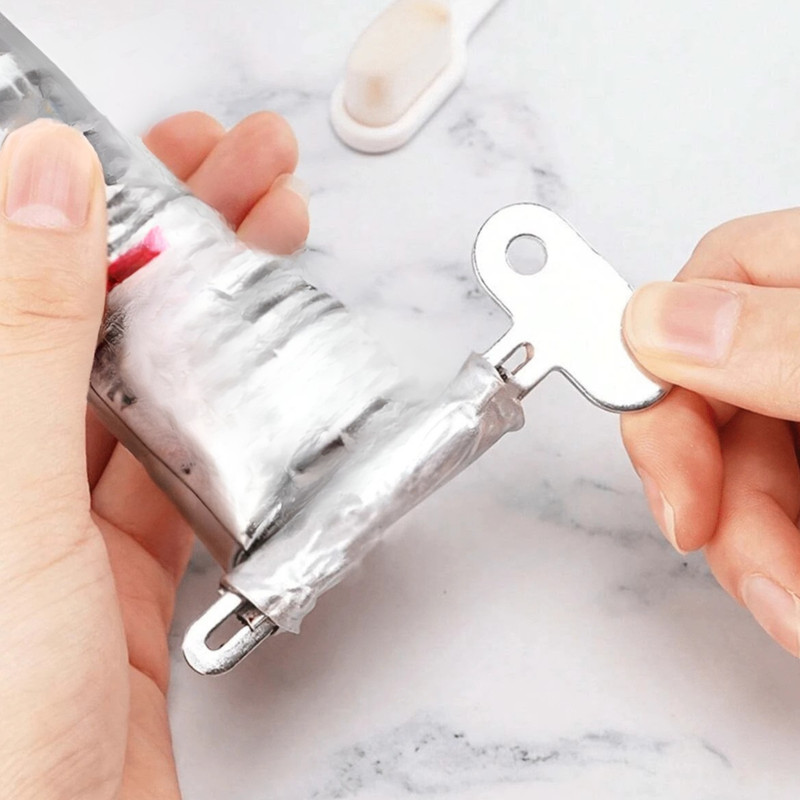 4pcs Toothpaste Squeezer Manual Toothpaste Dispenser Tool Bathroom Supplies gallery