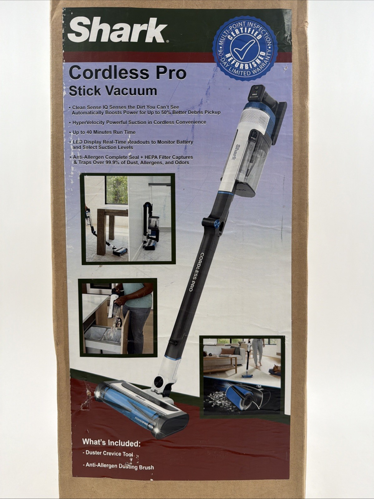 Shark Cordless Pro, With Clean Sense Technology, Power Fins (REFURBISHED) gallery