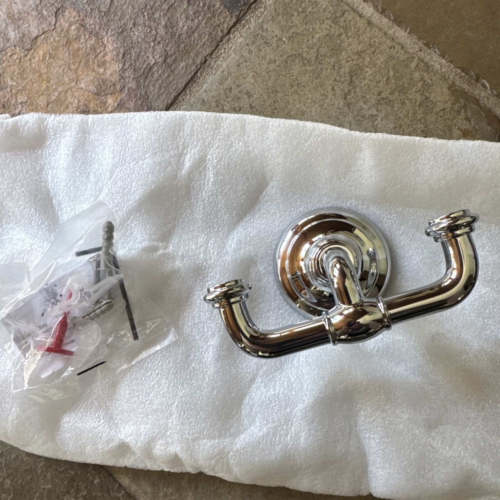 Kohler Artifacts Double Robe Hook, Polished Chrome - K-72572-CP gallery