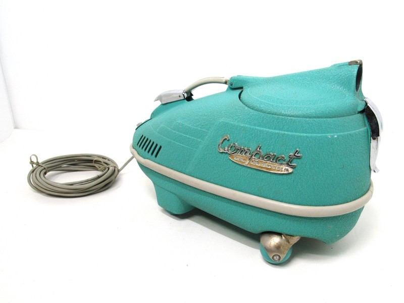 Interstate Compact Electra Cor 0-6 Anniversary Model MCM Vacuum - Turquoise gallery