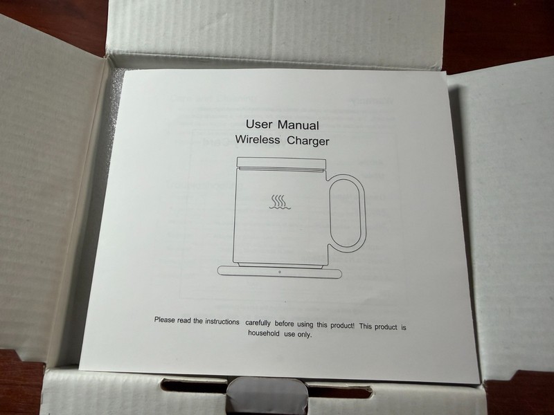 Amazon 2-in-1 Wireless Charger & Mug Warmer Keep Warm 8 Hours White New gallery