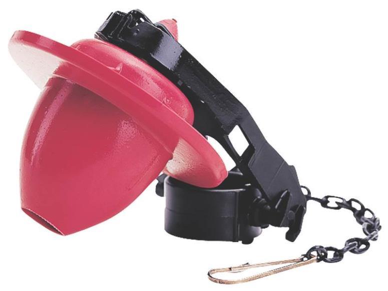 NEW FLUIDMASTER 501CT/P21 THERMOPLASTIC BULL'S EYE TOILET FLAPPER 6190417 gallery