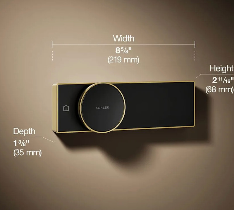 Kohler Anthem K-28214-2MB Programmable Digital Shower Controller Moderne Brass gallery