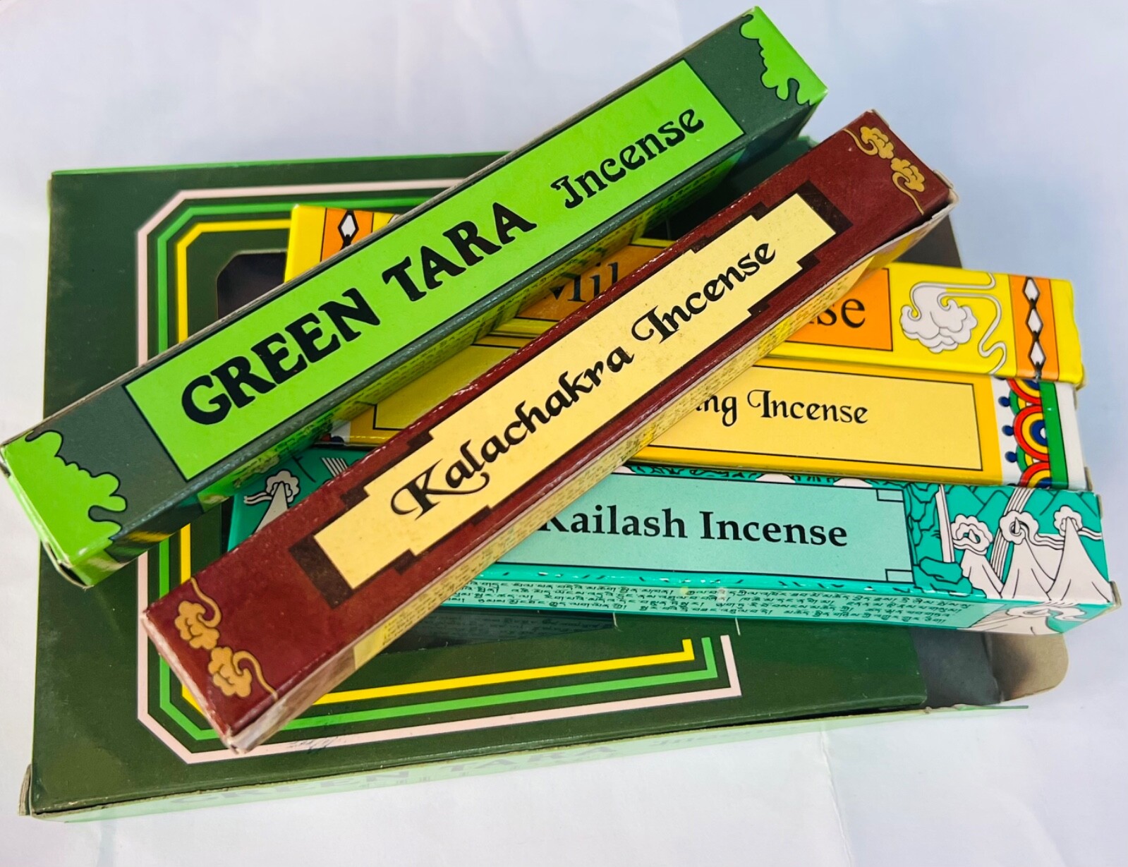 Green Tara Incense Gift Set. 5 Variety Natural Tibetan Incense. gallery