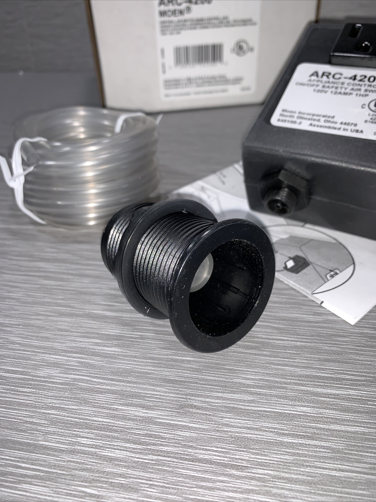 Moen ARC-4200 Garbage Disposal Air Switch Controller Base Single Outlet Only gallery