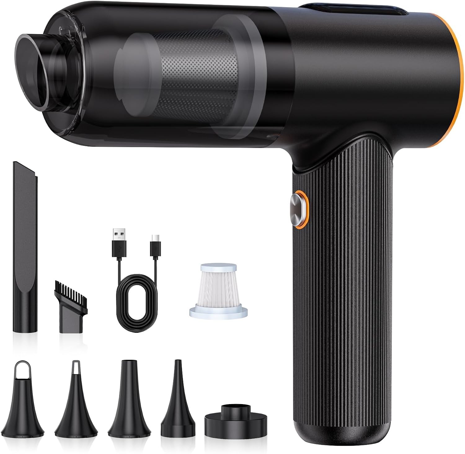 Car Vacuum Cleaner 20000Pa Suction Power Handheld Vacuum Cleaner 4-in-1 Portable gallery
