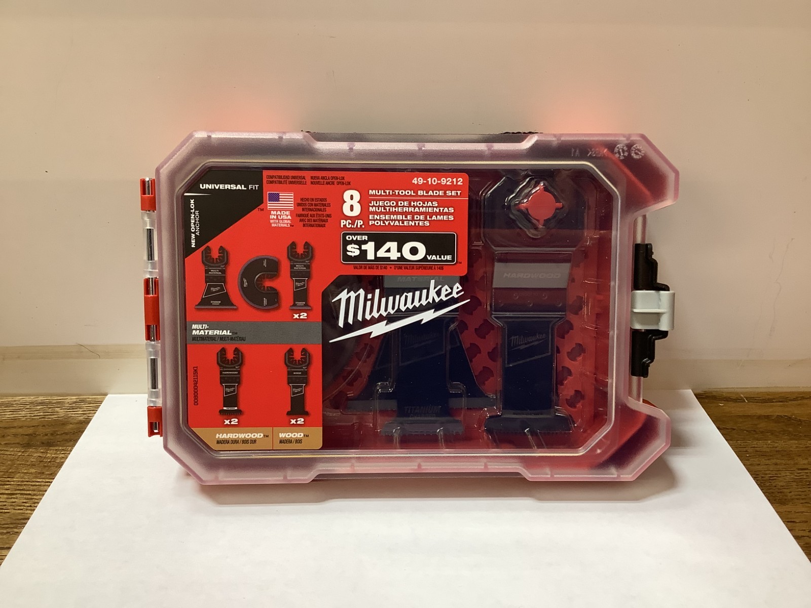 Milwaukee 49-10-9212 8 Piece Multi-Tool Blade Kit Open-Lok Anchor Universal Fit gallery